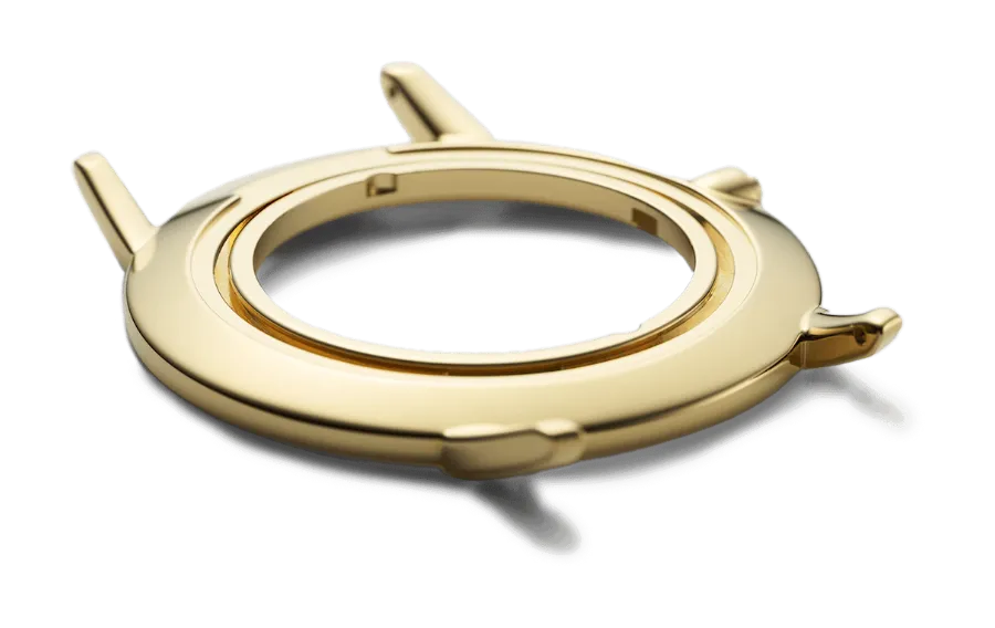 Photo of The movement is mounted directly on to the case