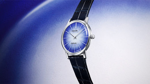 Photo: Credor celebrates the artistry of Imari Nabeshima porcelain in a new Goldfeather timepiece.