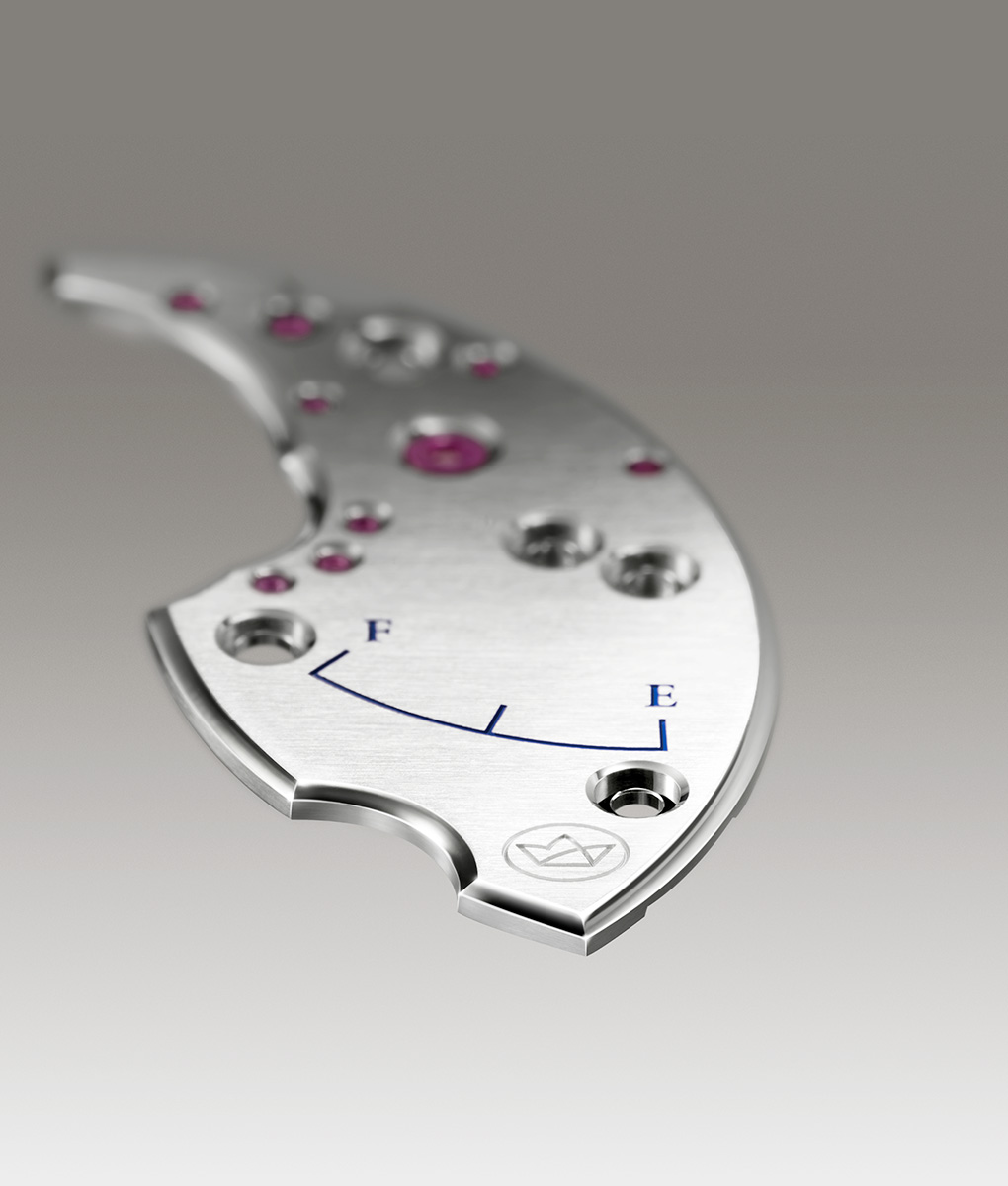 Photo of The Spring Drive movement. Hand polished to perfection.